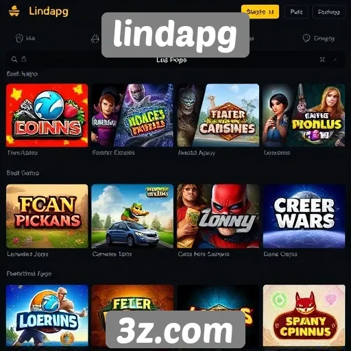 Comparação de jogos populares disponíveis no site